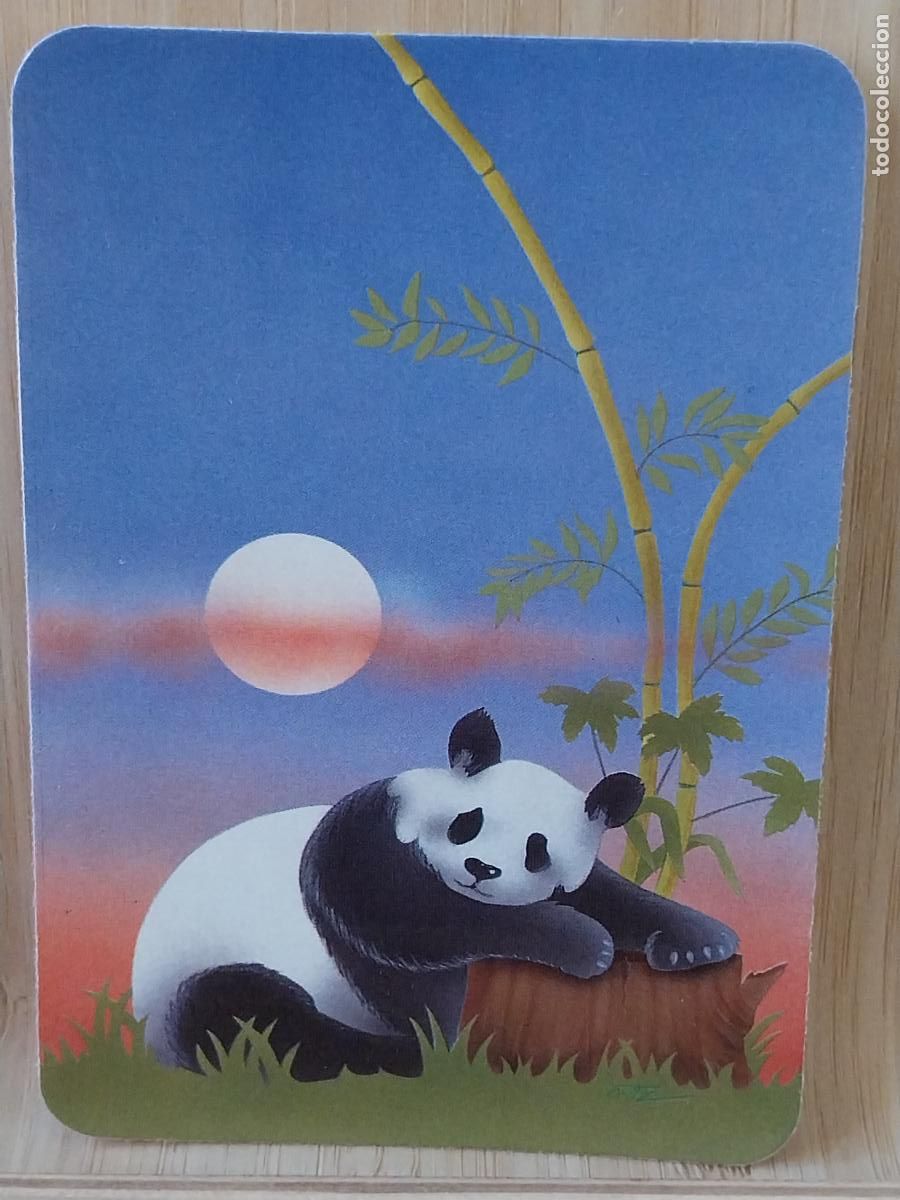 Coleccionismo Calendarios: OSO PANDA ILUSTRACION CALENDARIO A&Ntilde;O 1990 PUBLI *** VIDEO CLUB GADOVI *** REF CB 380