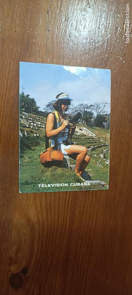 Coleccionismo Calendarios: CALENDARIO TELEVISION CUBANA 1988 - CHICA