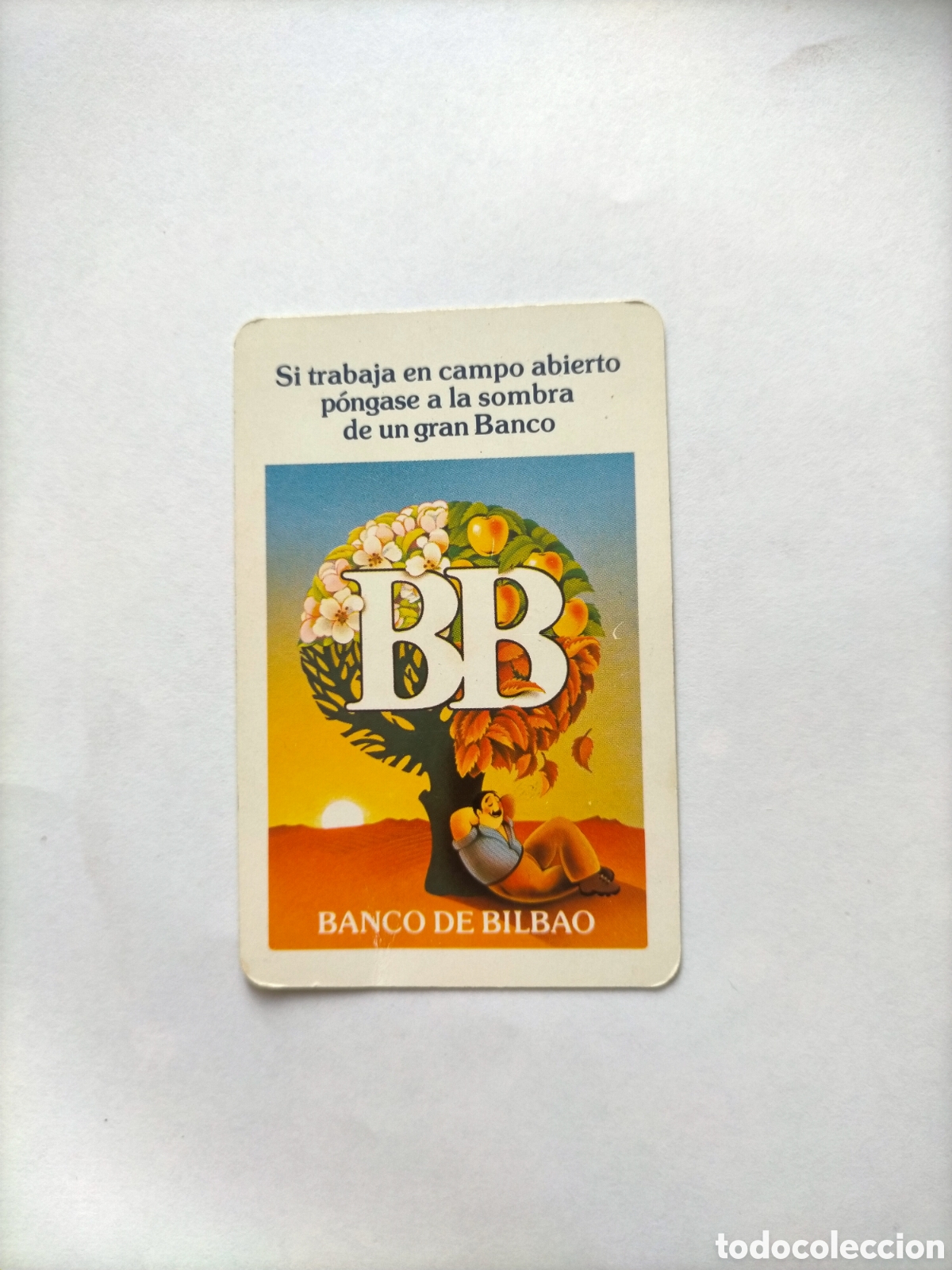 Coleccionismo Calendarios: Calendario fournier 1981 banco de Bilbao