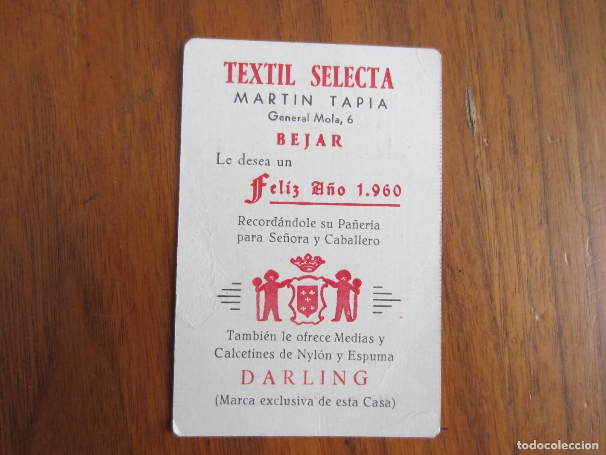 Collectables Calendars: CALENDARIO NO FOURNIER-MARTIN TAPIA TEXTIL BEJAR-DEL 1960 VER FOTOS