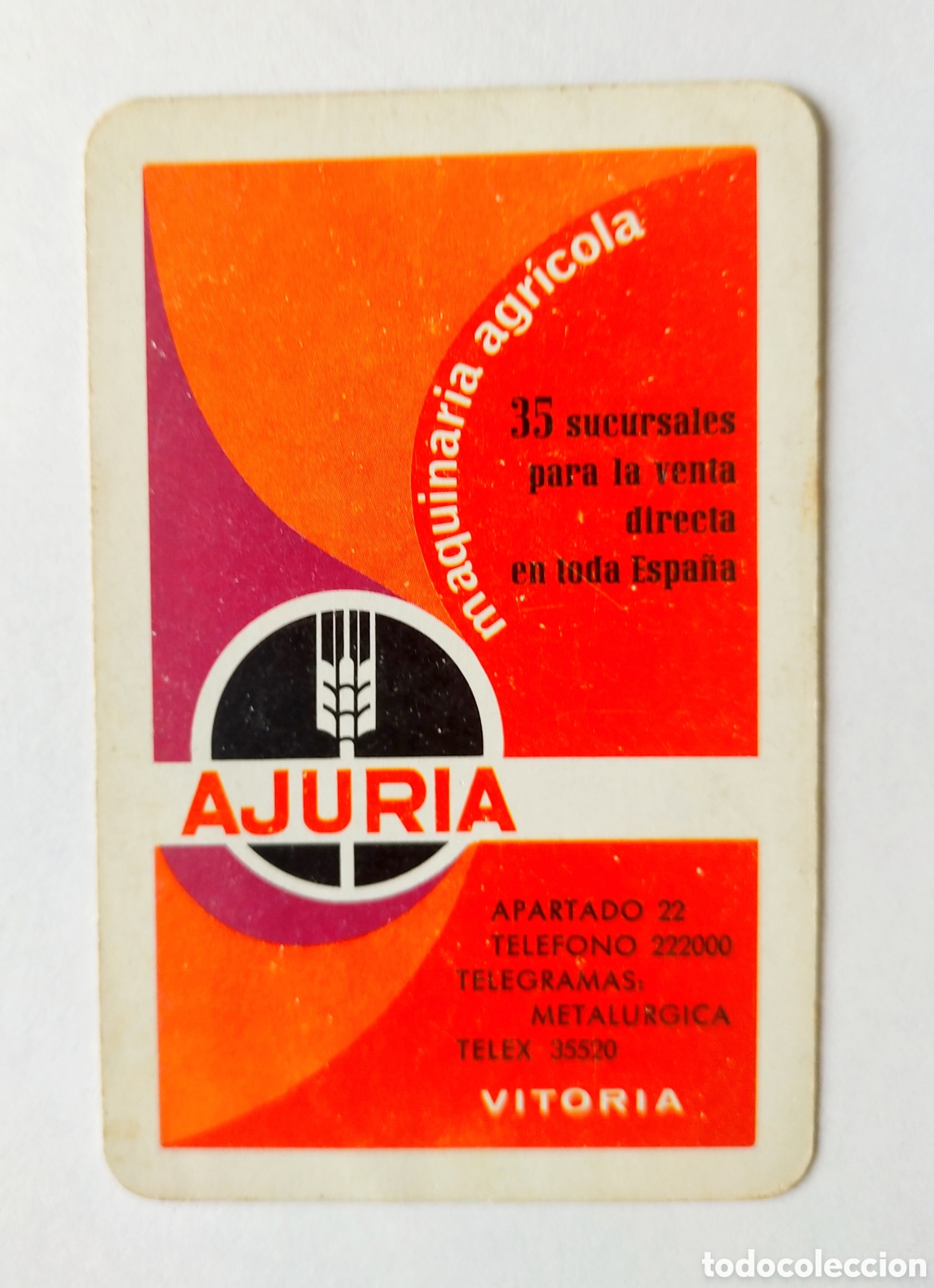 Collectables Calendars: Calendario fournier 1971 Jaur&iacute;a