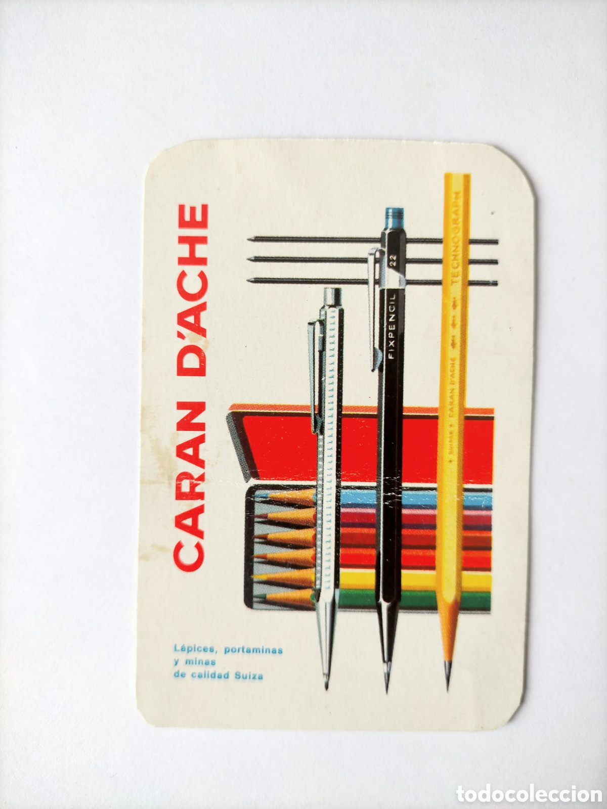Coleccionismo Calendarios: Calendario fournier 1964 Caran Dache