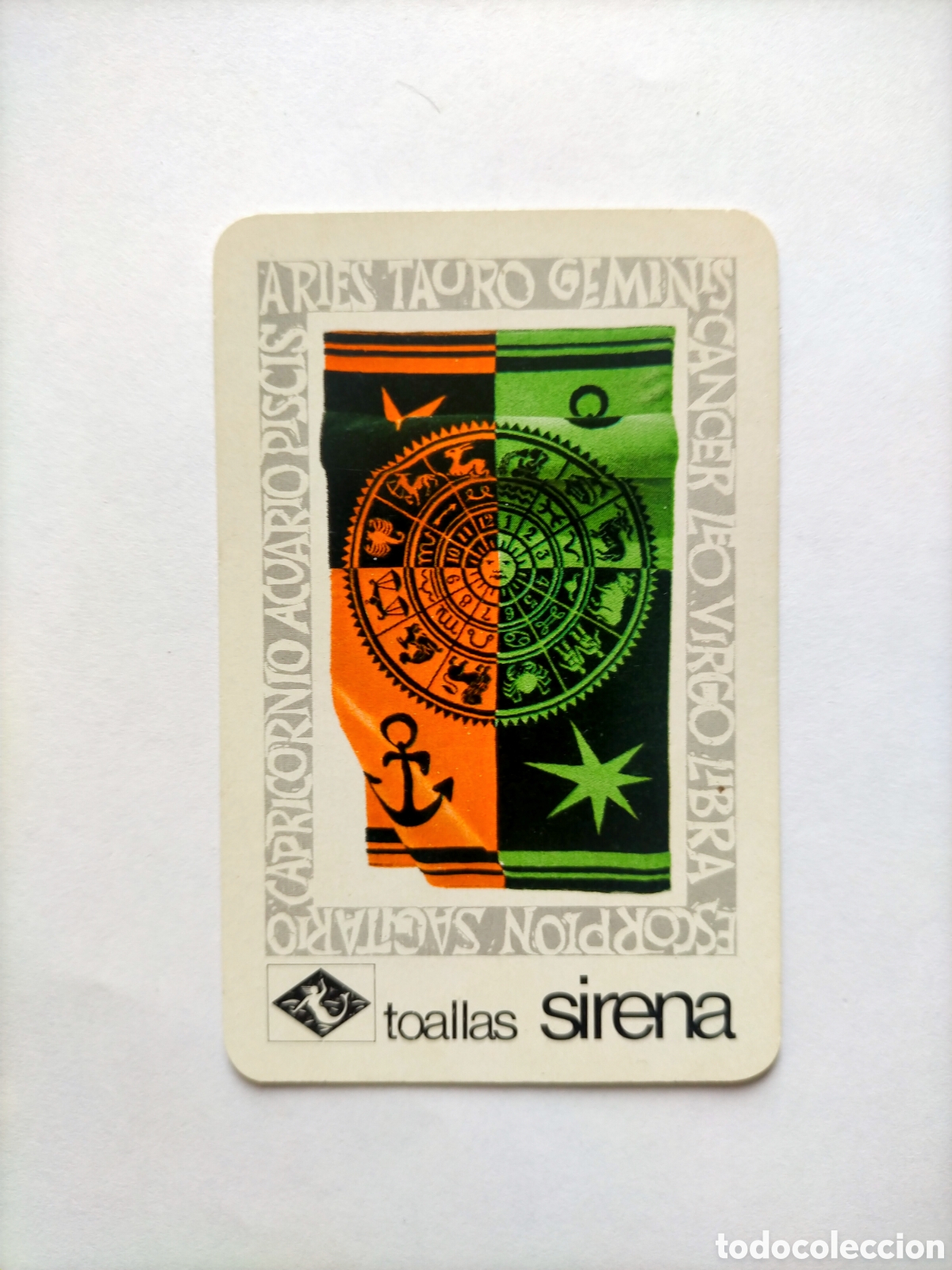 Coleccionismo Calendarios: Calendario fournier 1968 toallas Sirena