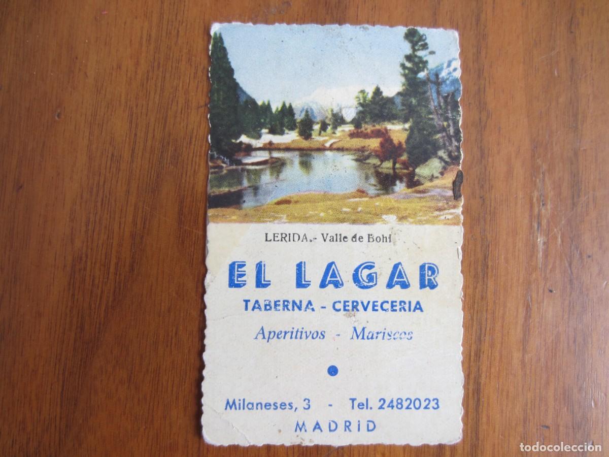Coleccionismo Calendarios: CALENDARIO NO FOURNIER-EL LAGAR-DEL 1962 VER FOTOS
