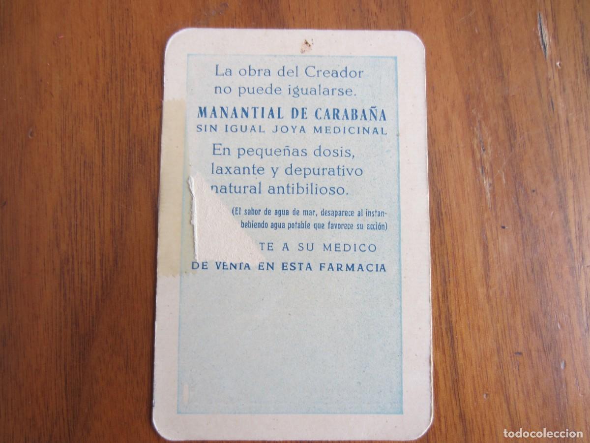 Coleccionismo Calendarios: CALENDARIO NO FOURNIER-MANANTIAL DE CARABA&Ntilde;A-DEL 1960 VER FOTOS