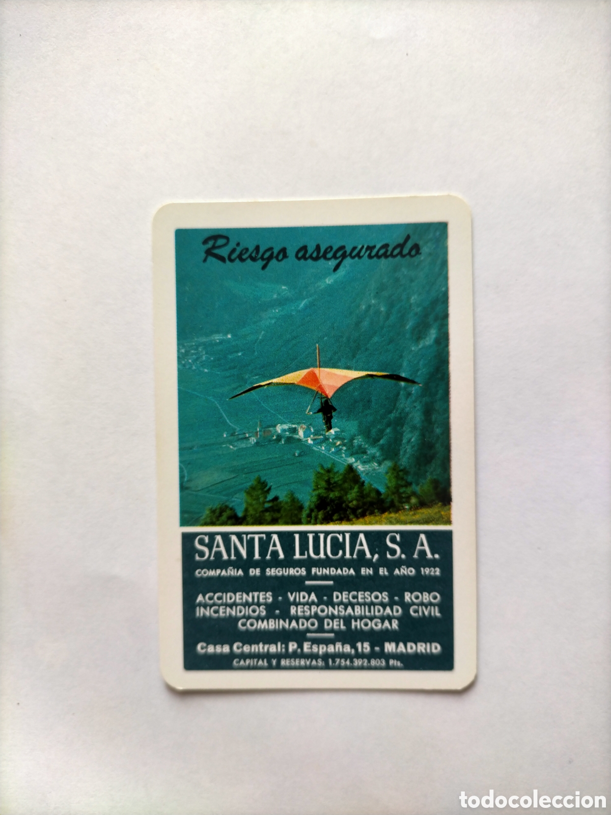Coleccionismo Calendarios: Calendario fournier 1980 Santa Luc&iacute;a