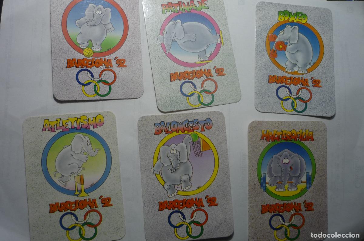 Coleccionismo Calendarios: lote calendarios deporte barcelona 92 -1992