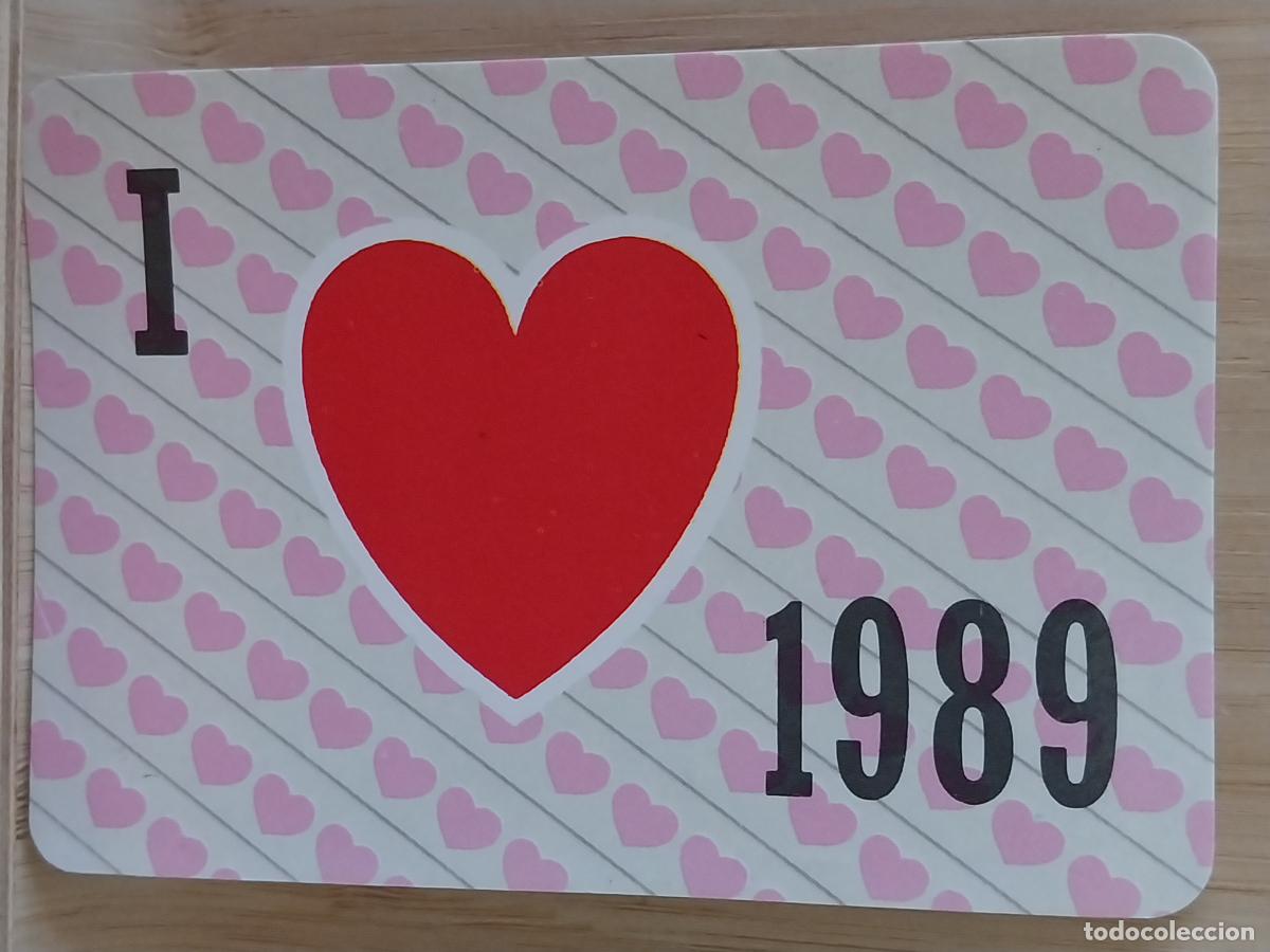 Coleccionismo Calendarios: I LOV E CALENDARIO A&Ntilde;O 1989 PUBLI *** GADOVI VIDEO CLUB *** REF CLB 1701