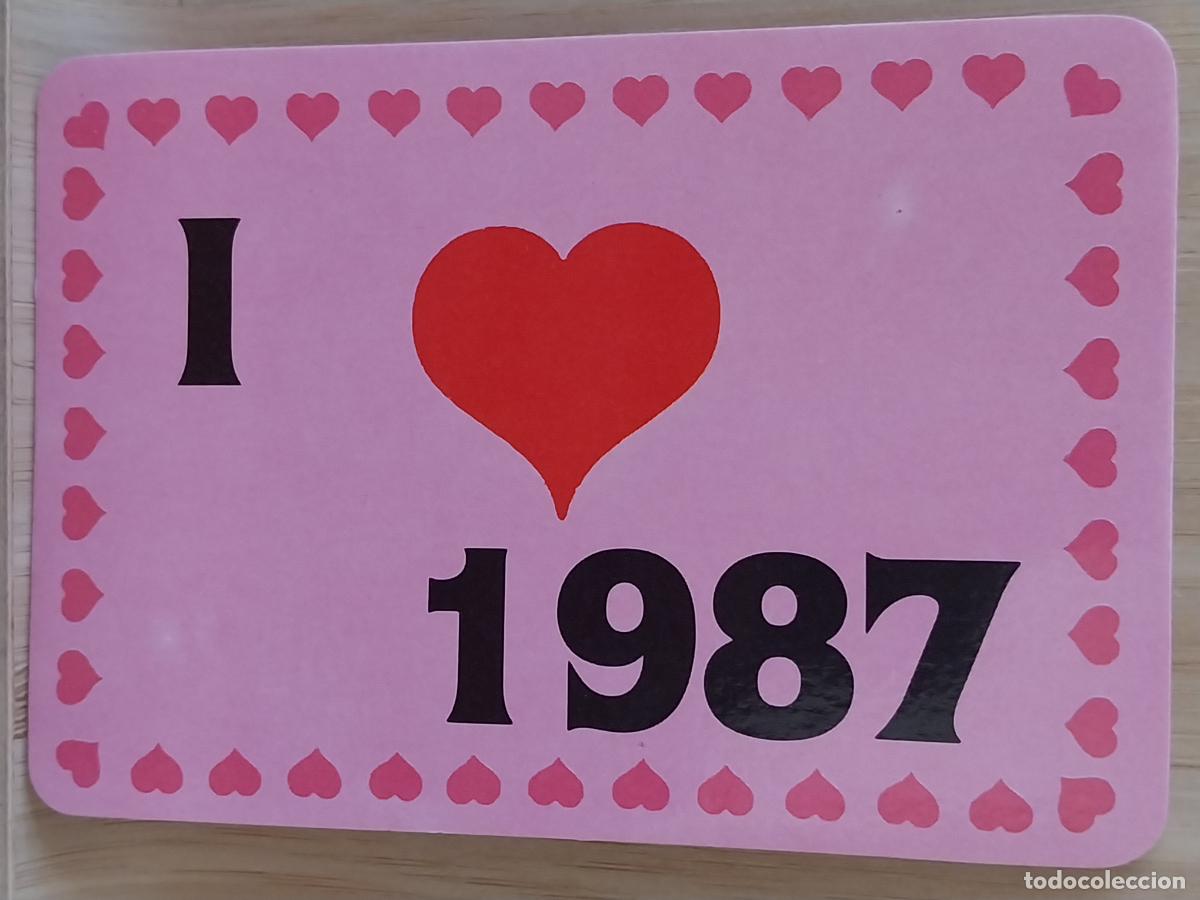 Coleccionismo Calendarios: I LOV CALENDARIO A&Ntilde;O 1987 PUBLI *** GADOVI VIDEO CLUB *** REF CLB 1214