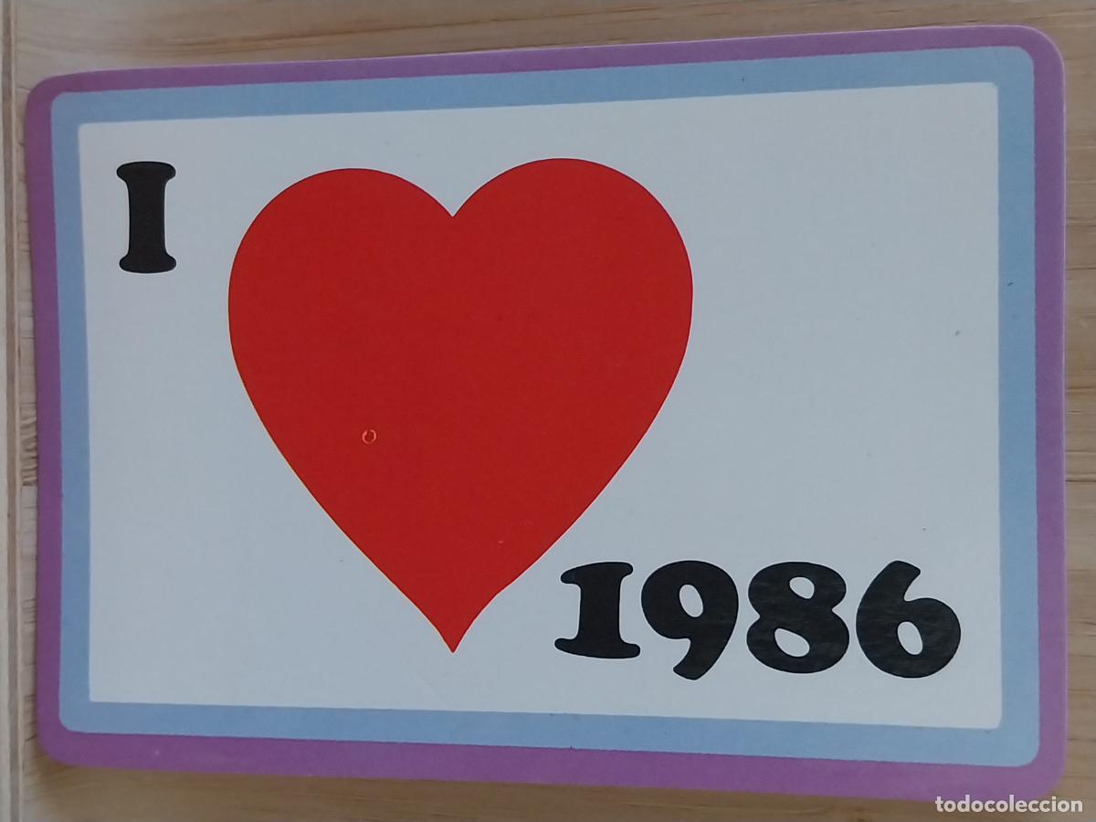 Colecionismo Calend&aacute;rios: I LOVE CALENDARIO A&Ntilde;O 1986 PUBLI *** BAR CENTRO ANDALUZ MORATALAZ *** REF CLB 1001