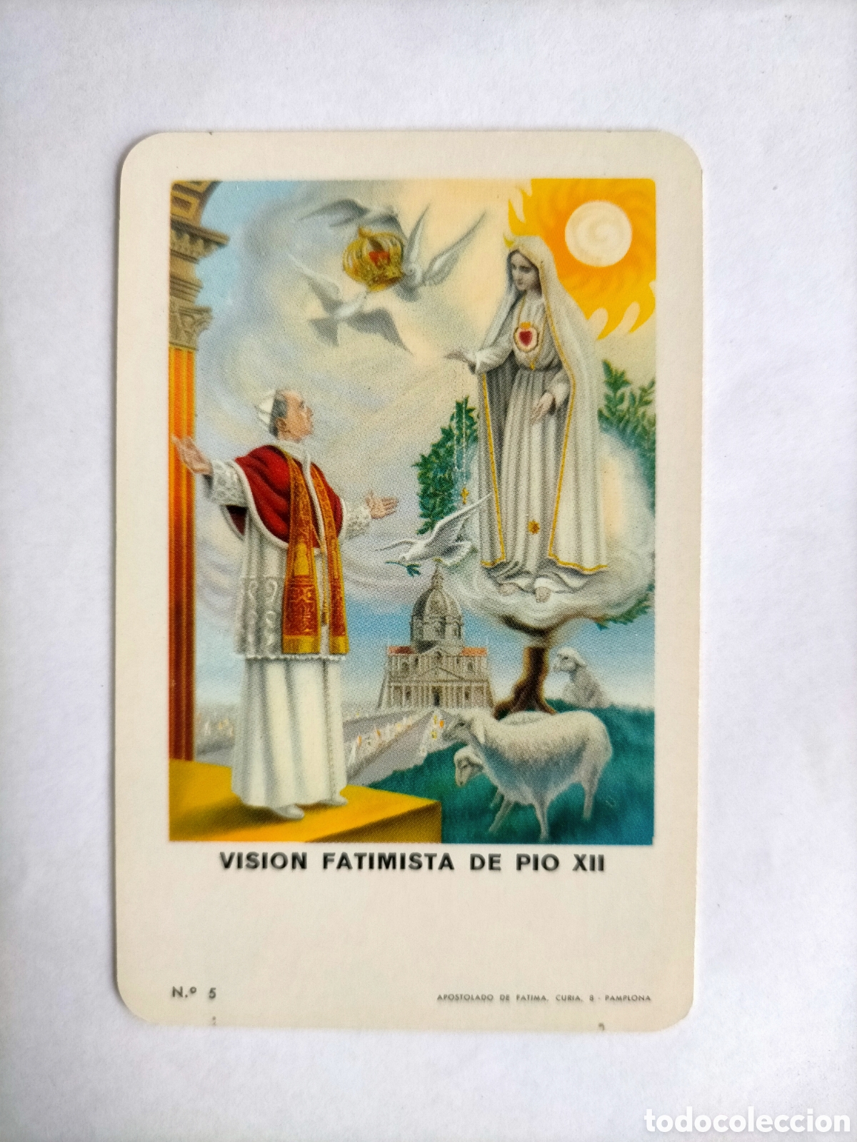 Coleccionismo Calendarios: Calendario fournier 1970 visi&oacute;n Fatimista