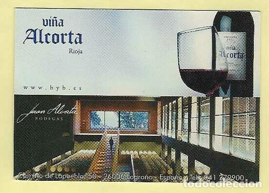 Coleccionismo Calendarios: CALENDARIO DE BOLSILLO A&Ntilde;O 2004 BEBIDAS - VI&Ntilde;A ALCORTA - RIOJA - LOGRO&Ntilde;O - VER FOTO REVERSO