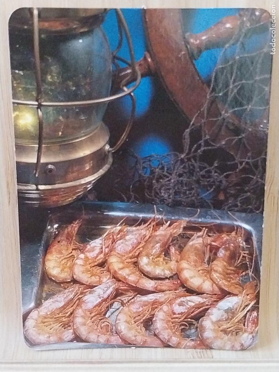 Coleccionismo Calendarios: BODEGON GAMBAS CALENDARIO A&Ntilde;O 1992 PUBLI *** YESUS PELUQUERIA *** REF BO 5612
