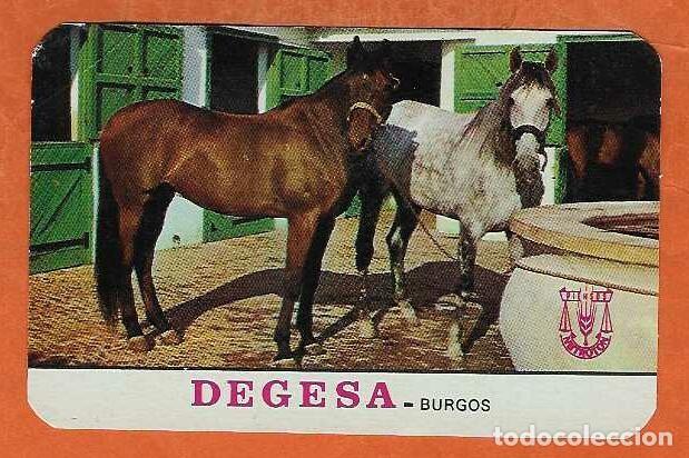 Coleccionismo Calendarios: CALENDARIO DE BOLSILLO A&Ntilde;O 1967 FAUNA - CABALLOS - DEGESA - BURGOS - VER FOTO REVERSO