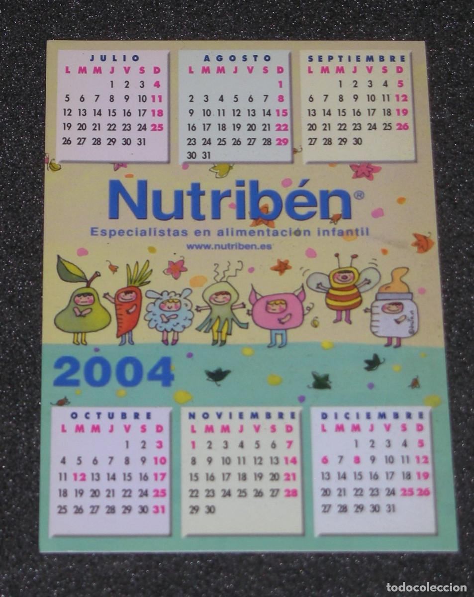 Coleccionismo Calendarios: CALENDARIO 2004 NUTRIBEN (leer descripcion de articulo)