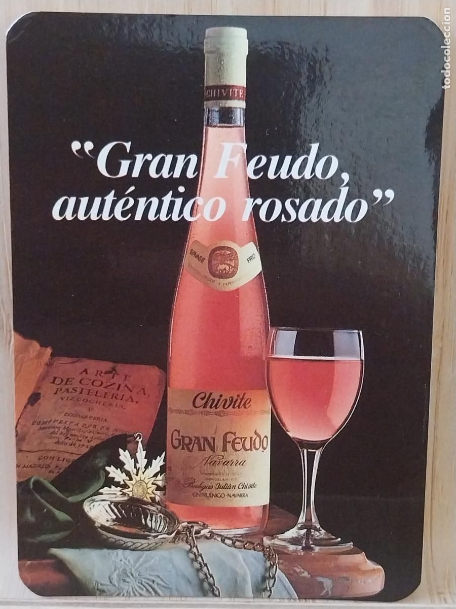 Coleccionismo Calendarios: JULIAN CHIVITE CINTRUENIGO CALENDARIO A&Ntilde;O 1989 PUBLI *** GRAN FEUDO *** REF NO