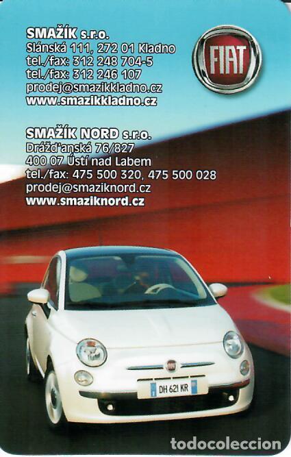 Coleccionismo Calendarios: CALENDARIO DE BOLSILLO DE REP. CHECA - A&Ntilde;O 2008 - FIAT