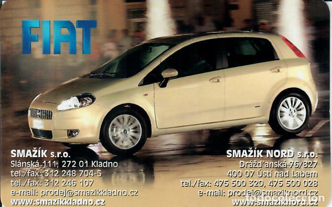 Coleccionismo Calendarios: CALENDARIO DE BOLSILLO - A&Ntilde;O 2007 - FIAT