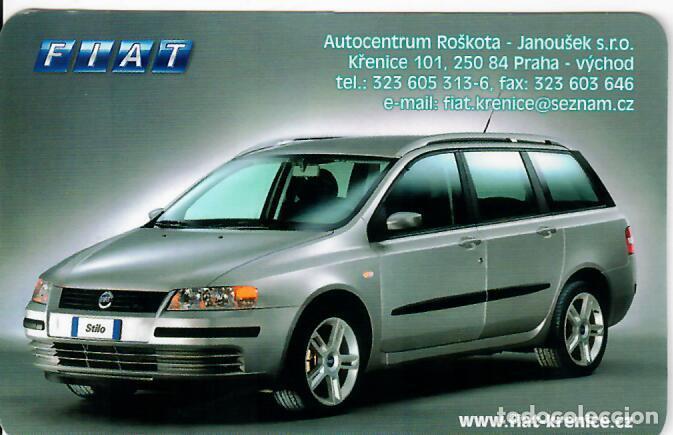 Coleccionismo Calendarios: CALENDARIO DE BOLSILLO DE REP. CHECA - A&Ntilde;O 2003 - FIAT