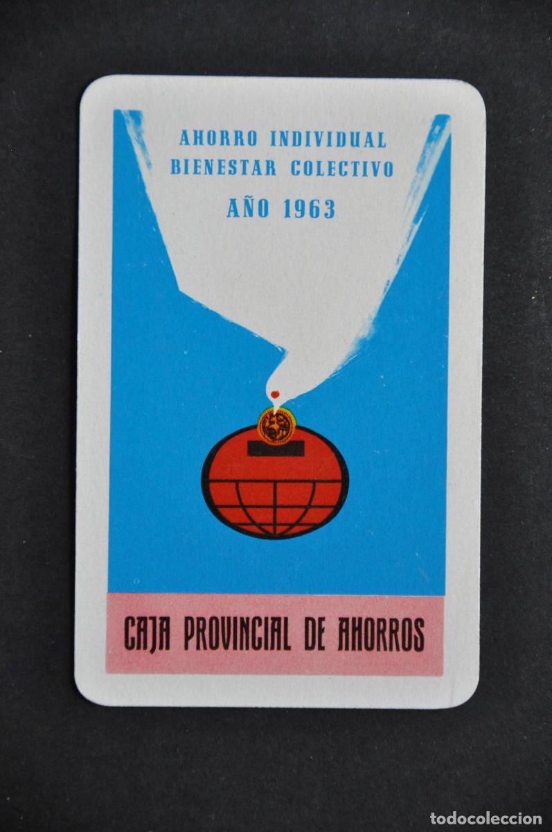 Coleccionismo Calendarios: CALENDARIO FOURNIER 1963 - CAJA PROVINCIAL DE AHORROS