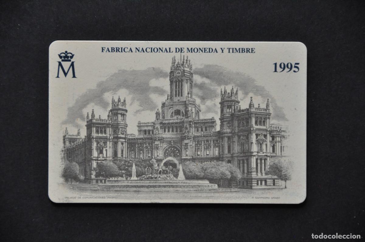 Coleccionismo Calendarios: CALENDARIO 1995 - FABRICA NACIONAL DE MONEDA Y TIMBRE (F.N.M.T.)