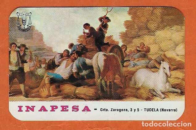 Coleccionismo Calendarios: CALENDARIO DE BOLSILLO A&Ntilde;O 1968 PINTURA GOYA - INAPESA -TUDELA (NAVARRA) - VER FOTO REVERSO