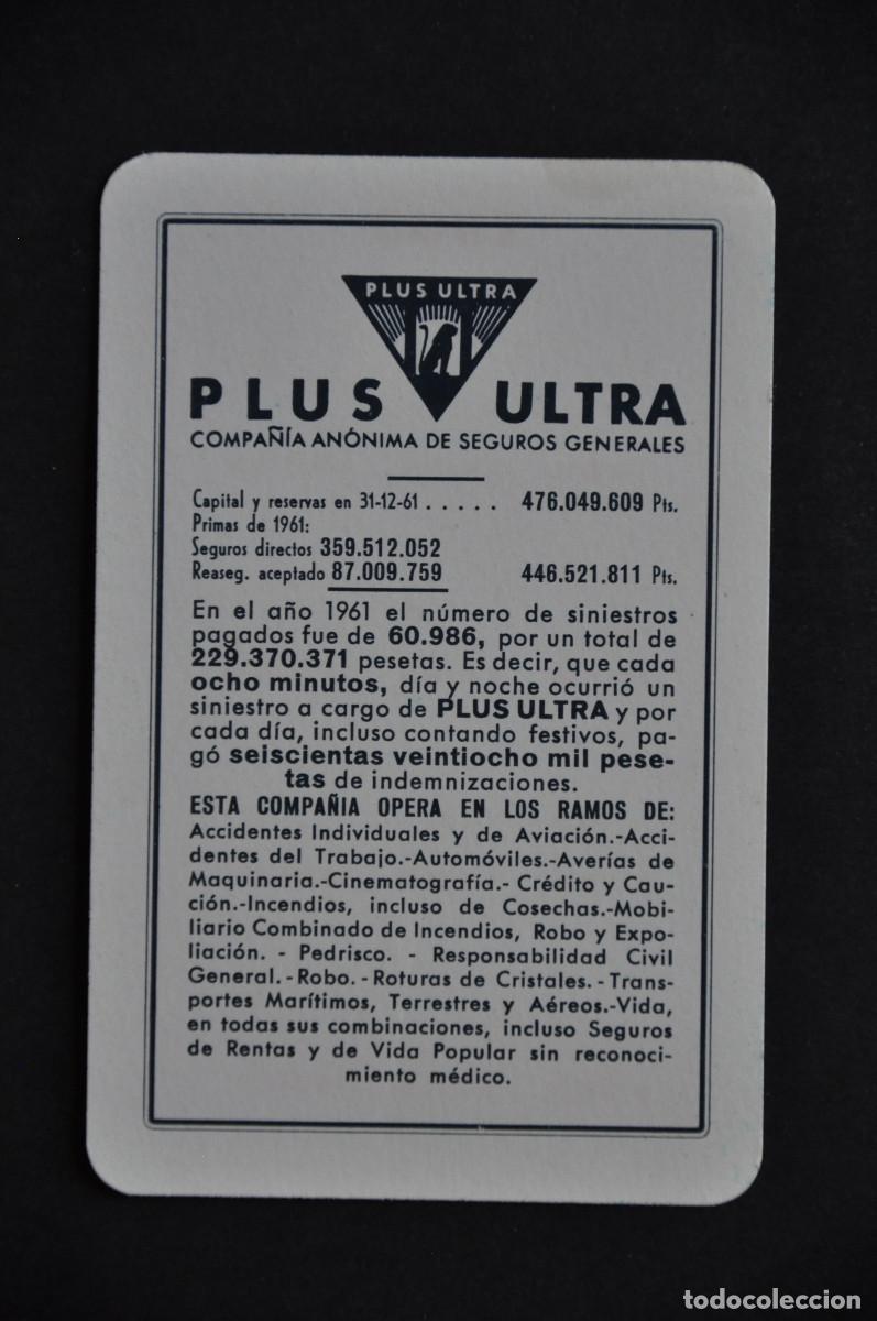 Colecionismo Calend&aacute;rios: CALENDARIO FOURNIER 1963 - PLUS ULTRA - COMPA&Ntilde;IA ANONIMA DE SEGUROS GENERALES