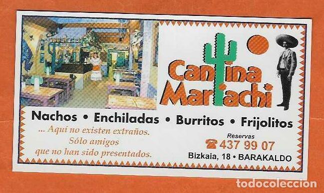Coleccionismo Calendarios: CALENDARIO DE BOLSILLO A&Ntilde;O 1997 HOSTELER&Iacute;A - CANTINA MARIACHI - BARAKALDO - VER FOTO REVERSO