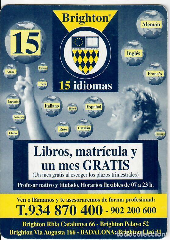 Collectionnisme Calendriers: CALENDARIO DE PUBLICIDAD - A&Ntilde;O 2000 - BRIGHTON - BADALONA