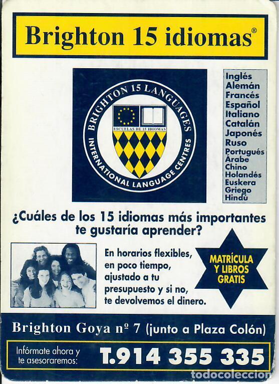 Coleccionismo Calendarios: CALENDARIO DE PUBLICIDAD - A&Ntilde;O 2000 - BRIGHTON