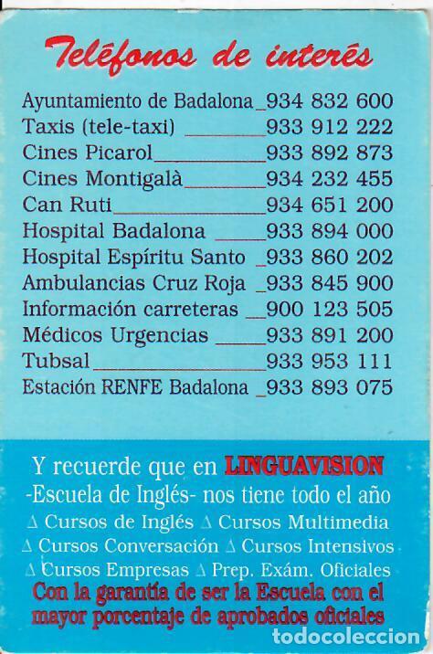 Coleccionismo Calendarios: CALENDARIO DE PUBLICIDAD - A&Ntilde;O 2000 - LINGUAVISION BADALONA