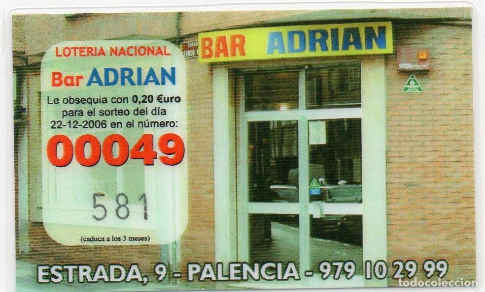 Coleccionismo Calendarios: Calendario de Publicidad 2007 - BAR ADRIAN