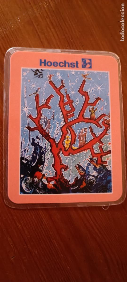 Coleccionismo Calendarios: Calendario Publicidad HOECHST 1990 con ilustraciones de Dal&iacute;