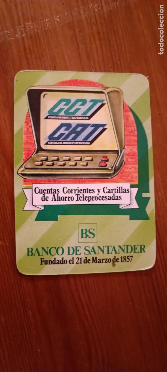 Coleccionismo Calendarios: Calendario de bolsillo - Banco de Santander - Cuentas correintes A&Ntilde;O 1982