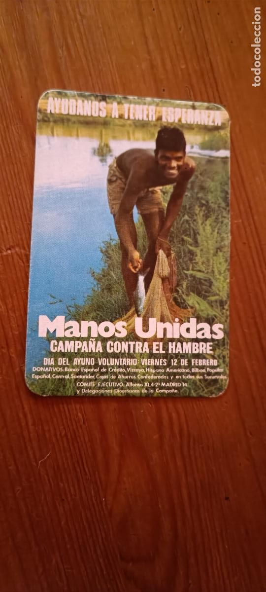 Coleccionismo Calendarios: CALENDARIO 1982 MANOS UNIDAS CAMPA&Ntilde;A CONTRA EL HAMBRE