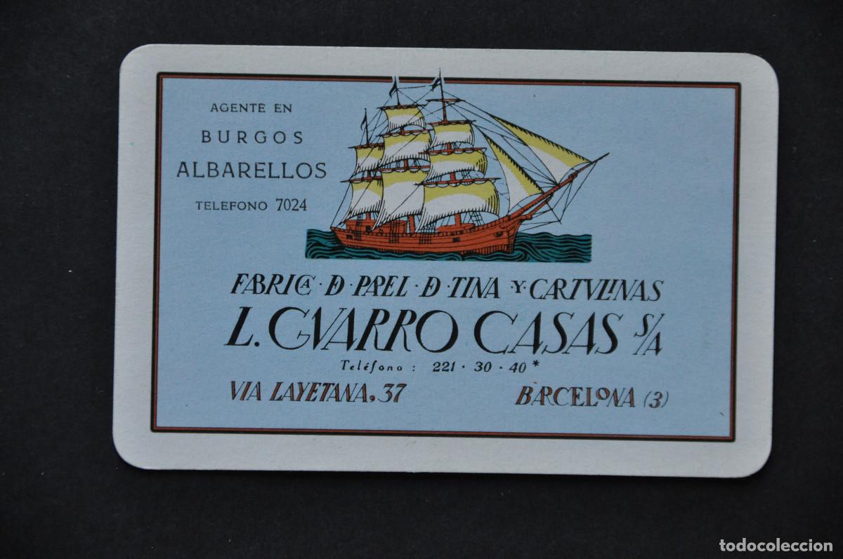 Coleccionismo Calendarios: CALENDARIO FOURNIER 1963 - L. GUARRO CASAS S.A. - AGENTE EN BURGOS (ALBARELLOS)