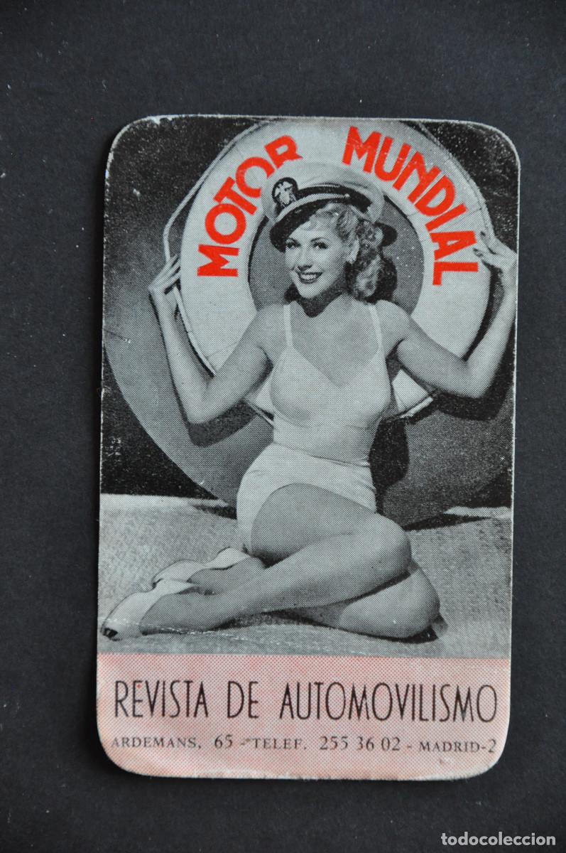Coleccionismo Calendarios: CALENDARIO 1965 - MOTOR MUNDIAL- REVISTA DE AUTOMOVILISMO