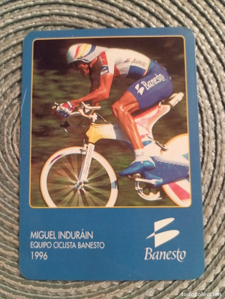 Coleccionismo Calendarios: 1 CALENDARIO DE ** BANESTO.. MIGUEL INDURAIN **.. A&Ntilde;O 1996