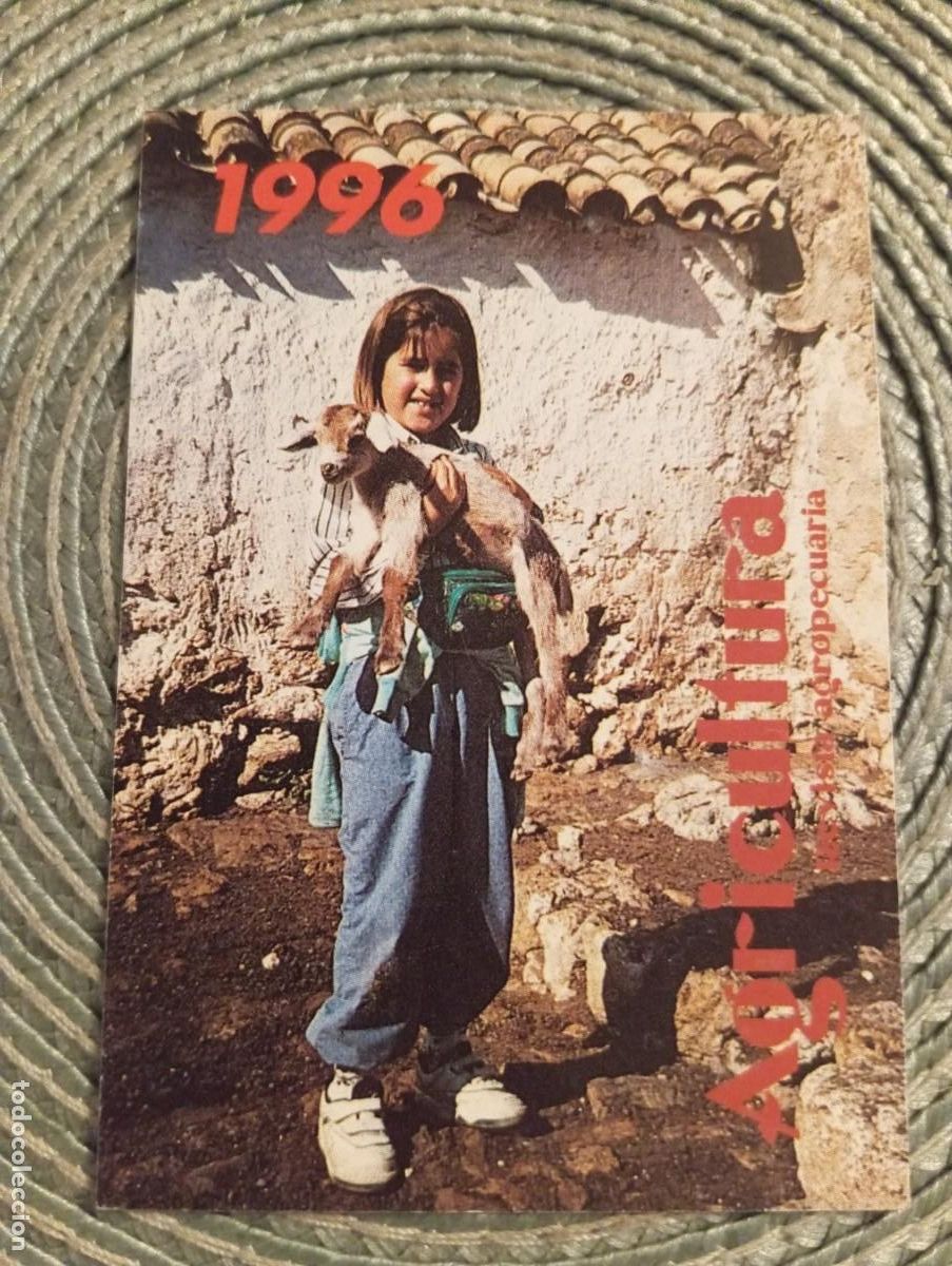 Coleccionismo Calendarios: 1 CALENDARIO DE ** REVISTA AGROPECUARIA **.. A&Ntilde;O 1996