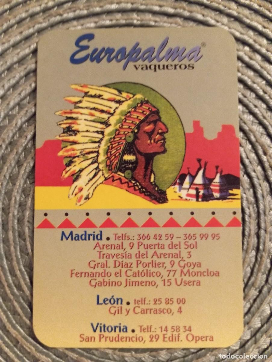 Coleccionismo Calendarios: 1 CALENDARIO DE ** EUROPALMA VAQUEROS **.. A&Ntilde;O 1994