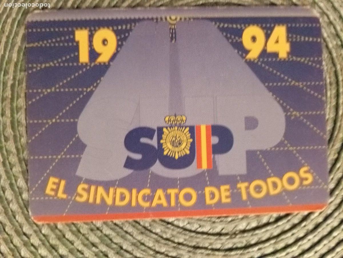 Coleccionismo Calendarios: 1 CALENDARIO DE ** lSUP. SINDICATO UNIFICADO DE POLICIA **. A&Ntilde;O 1994