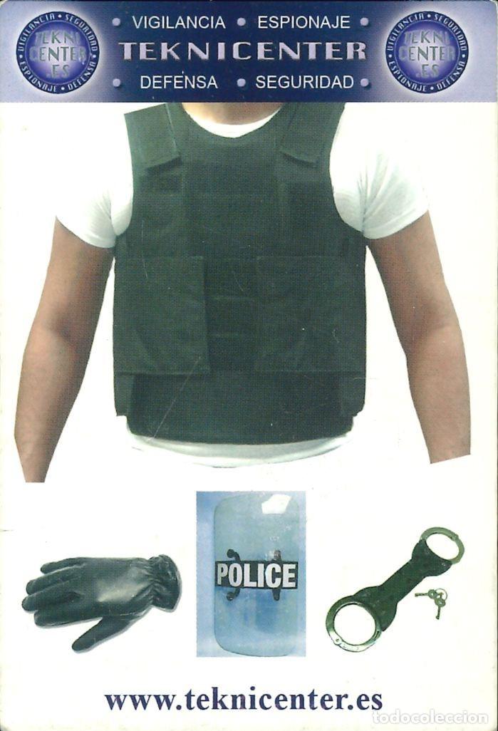 Coleccionismo Calendarios: CALENDARIO PUBLICIDAD - MATERIAL POLICIAL - TEKNICENTER - A&Ntilde;O 2008