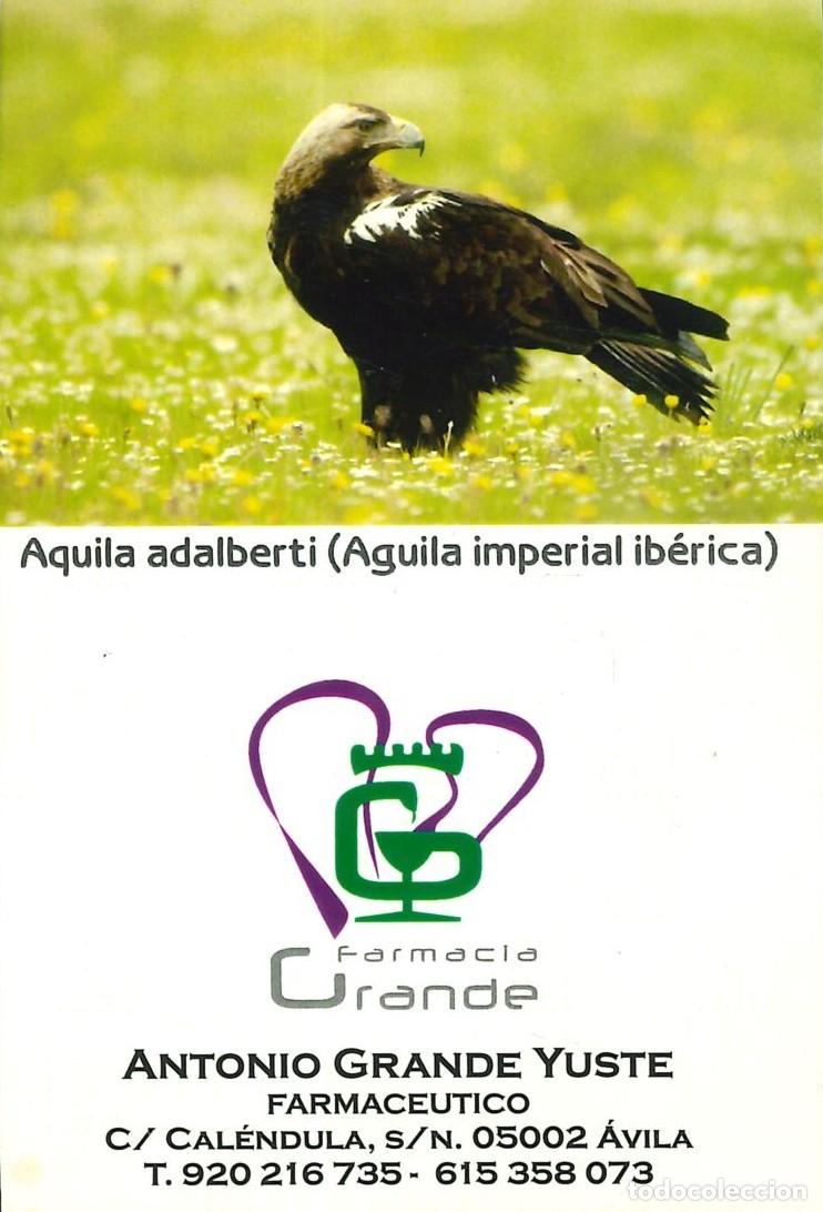 Coleccionismo Calendarios: CALENDARIO PUBLICIDAD - FARMACIA GRANDE (AVILA) - A&Ntilde;O 2017