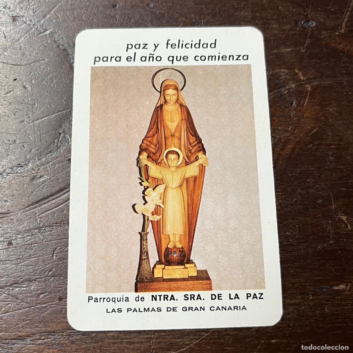 Coleccionismo Calendarios: Calendario de Fournier del a&ntilde;o 1980 parroquia de nuestra se&ntilde;ora de la paz de las palmas Gran Canaria