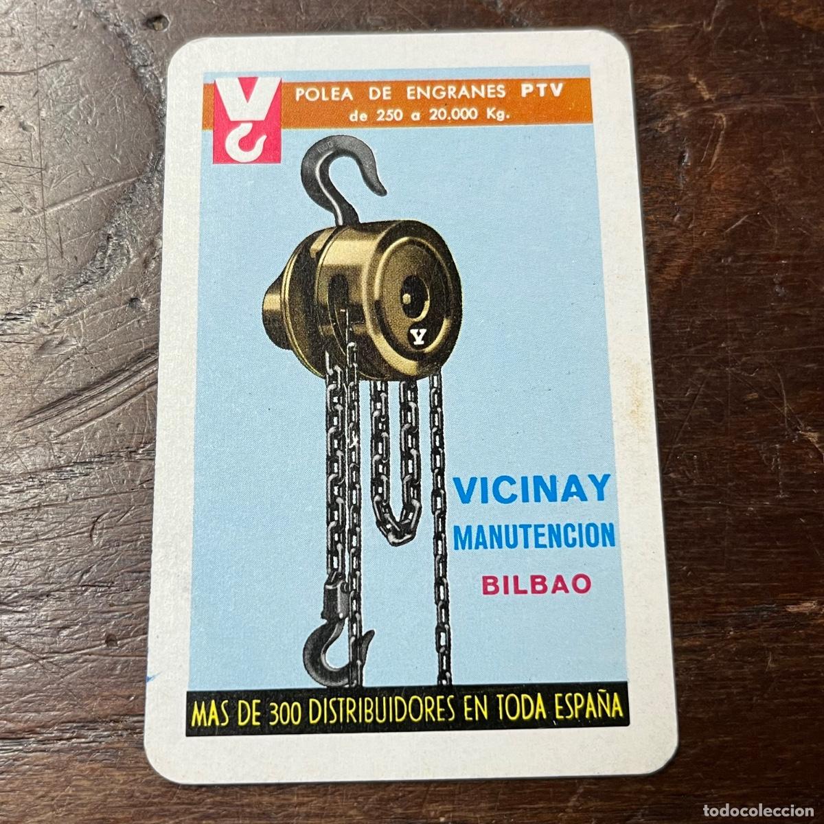 Coleccionismo Calendarios: Calendario de Fournier del a&ntilde;o 1976 Vician manutenci&oacute;n Bilbao