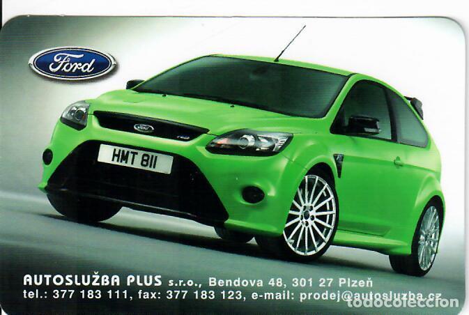 Coleccionismo Calendarios: CALENDARIO DE BOLSILLO DE REP. CHECA - A&Ntilde;O 2009 - FORD