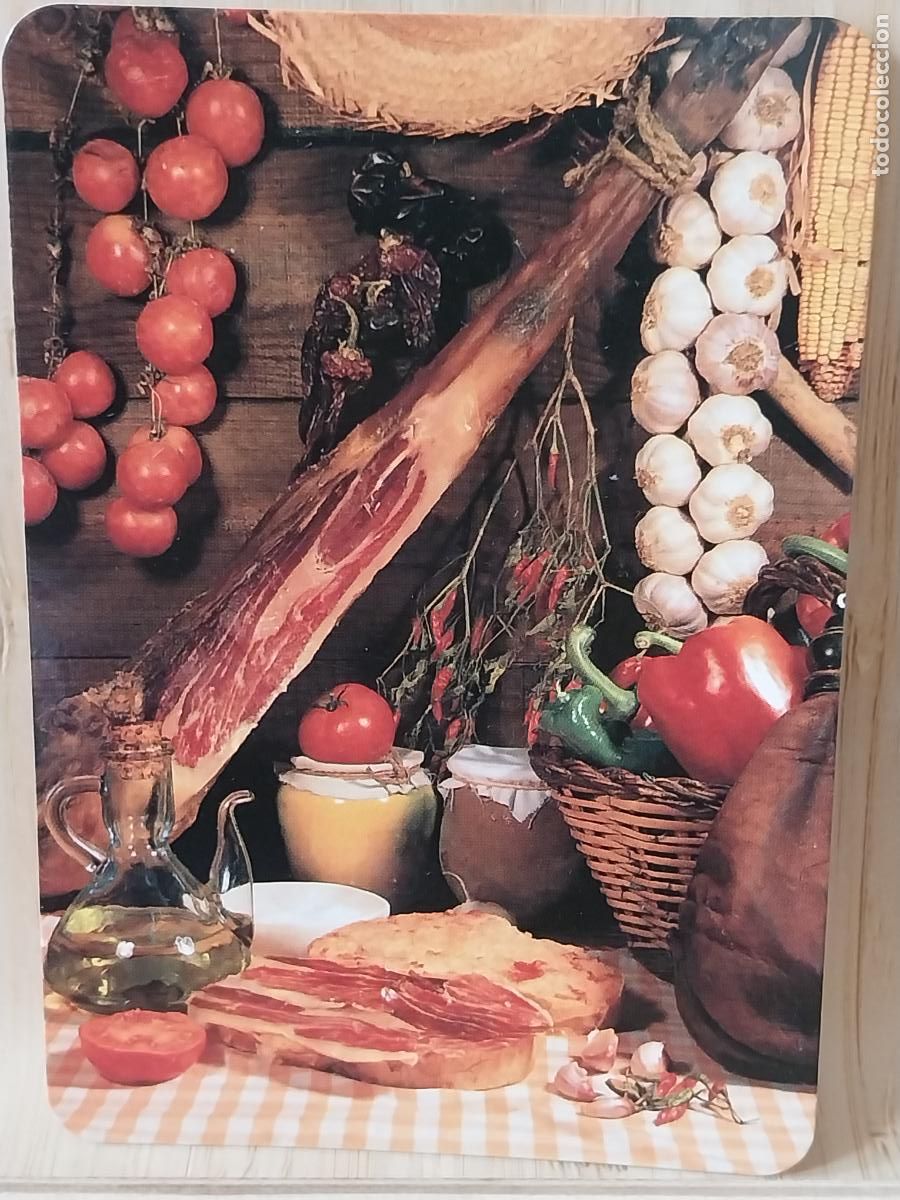 Coleccionismo Calendarios: BODEGON JAMON TOSTA AJOS CALENDARIO 1998 PUBLI *** BAR LA MANCHA MORATALAZ *** REF EGC 109