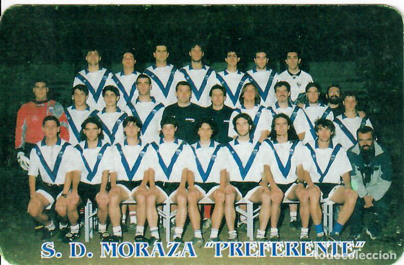 Coleccionismo Calendarios: CALENDARIO DE PUBLICIDAD F&Uacute;TBOL - A&Ntilde;O 2000 - SD MORAZA PREFERENTE - LA CAIXA