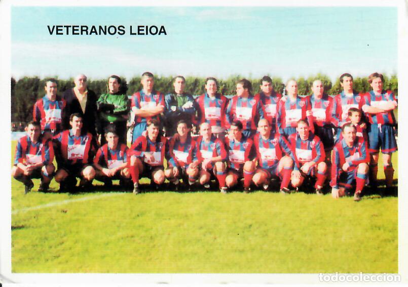 Colecionismo Calend&aacute;rios: CALENDARIO DE PUBLICIDAD F&Uacute;TBOL - A&Ntilde;O 2001 - VETERANOS LEIOA