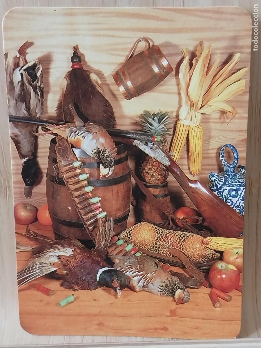 Coleccionismo Calendarios: BODEGON CAZA PERDICES CALENDARIO 1997 PUBLI *** DECORACIONES DONOSTIARRA *** REFEGC 178